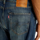 Men's Tinted 505 Med Indigo Straight Fit Mid Rise Jeans - Detail View