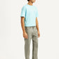 Men's 505 Grey Straight Fit Mid Rise Jeans - Side View