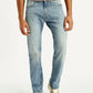 Men's Tinted 505 Light Indigo Straight Fit Mid Rise Jeans - Front View