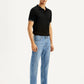 Men's 505 Med Indigo Straight Fit Mid Rise Jeans - Side View