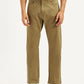 Men's 505 Khaki Overdyed Straight Fit Mid Rise Jeans - Front View