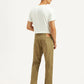 Men's 505 Khaki Overdyed Straight Fit Mid Rise Jeans - Back View
