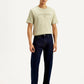 Men's 505 Navy Blue Straight Fit Mid Rise Jeans - Front View