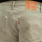 Men's 505 Grey Straight Fit Mid Rise Overdyed Jeans - Detail View