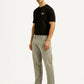 Men's 505 Grey Straight Fit Mid Rise Overdyed Jeans - Side View