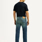 Men's Tinted 505 Blue Straight Fit Mid Rise Jeans - Back View