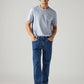 Men's 505 Blue Straight Fit Mid Rise Jeans - Styleshot View