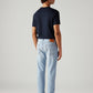 Men's 505 Light Blue Straight Fit Mid Rise Jeans - Back View
