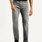 Men's 505 Light Grey Straight Fit Mid Rise Jeans - Front View
