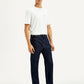 Men's 505 Navy Blue Straight Fit Mid Rise Jeans - Side View