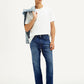 Men's 505 Indigo Straight Fit Mid Rise Jeans - Styleshot View