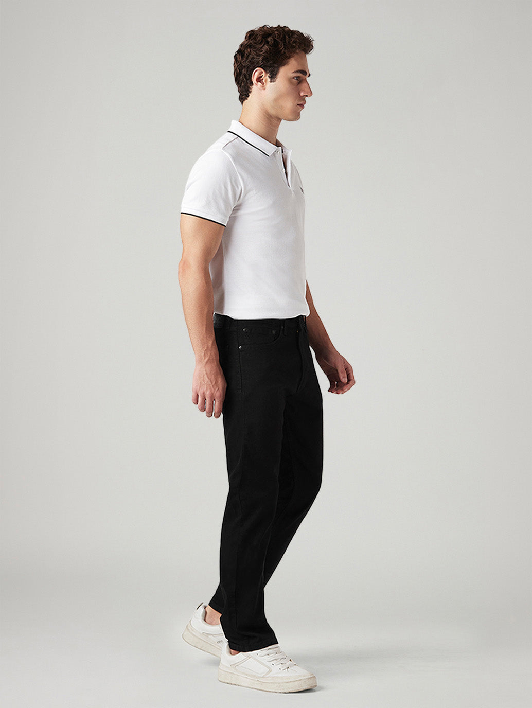 Mens 505 Mid Rise Straight Fit Cotton Stretch Blend Jeans - f6742f22-eeec-4e90-b33a-e5ab3ab21607 View