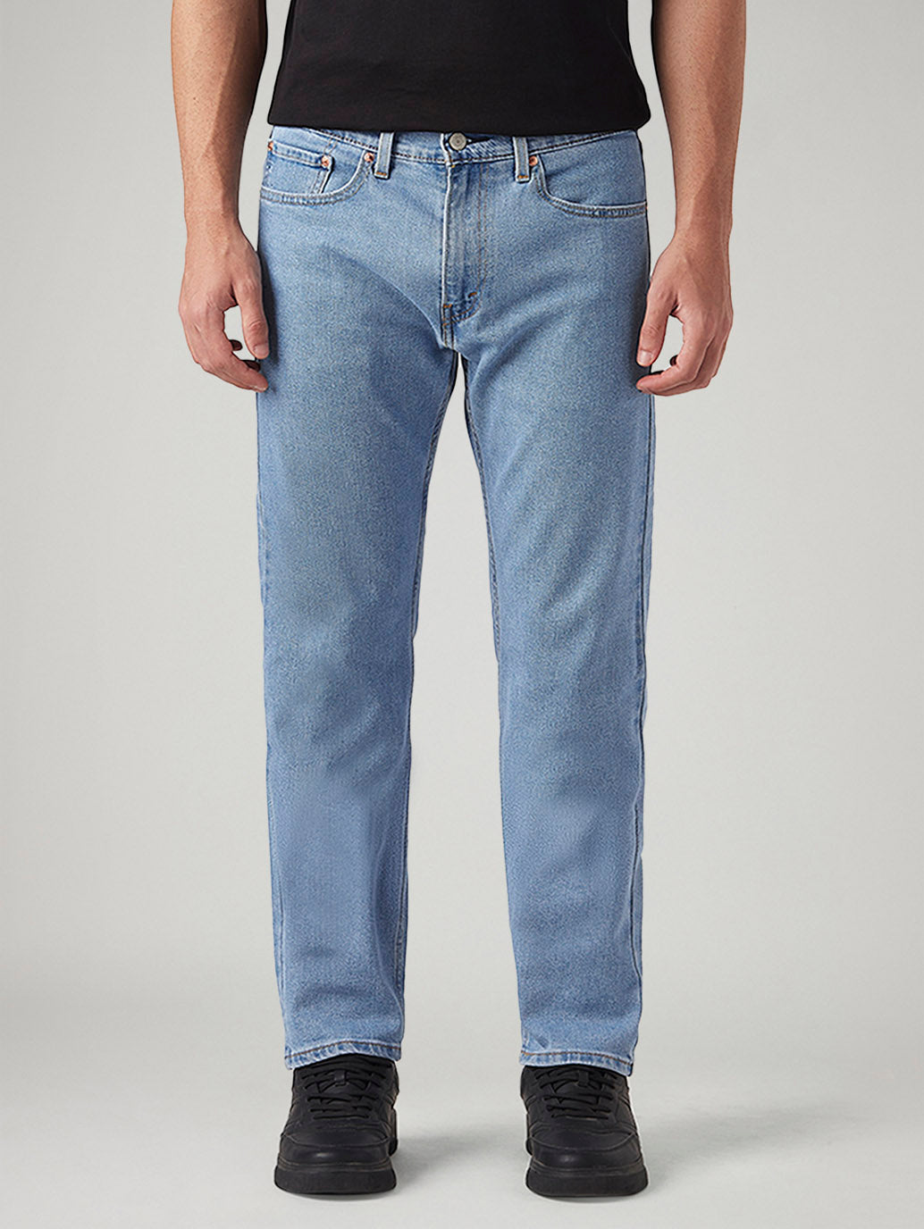 Mens 505 Mid Rise Straight Fit Cotton Stretch Blend Jeans - f198085a-603a-4f0b-9165-ef52bf066763 View