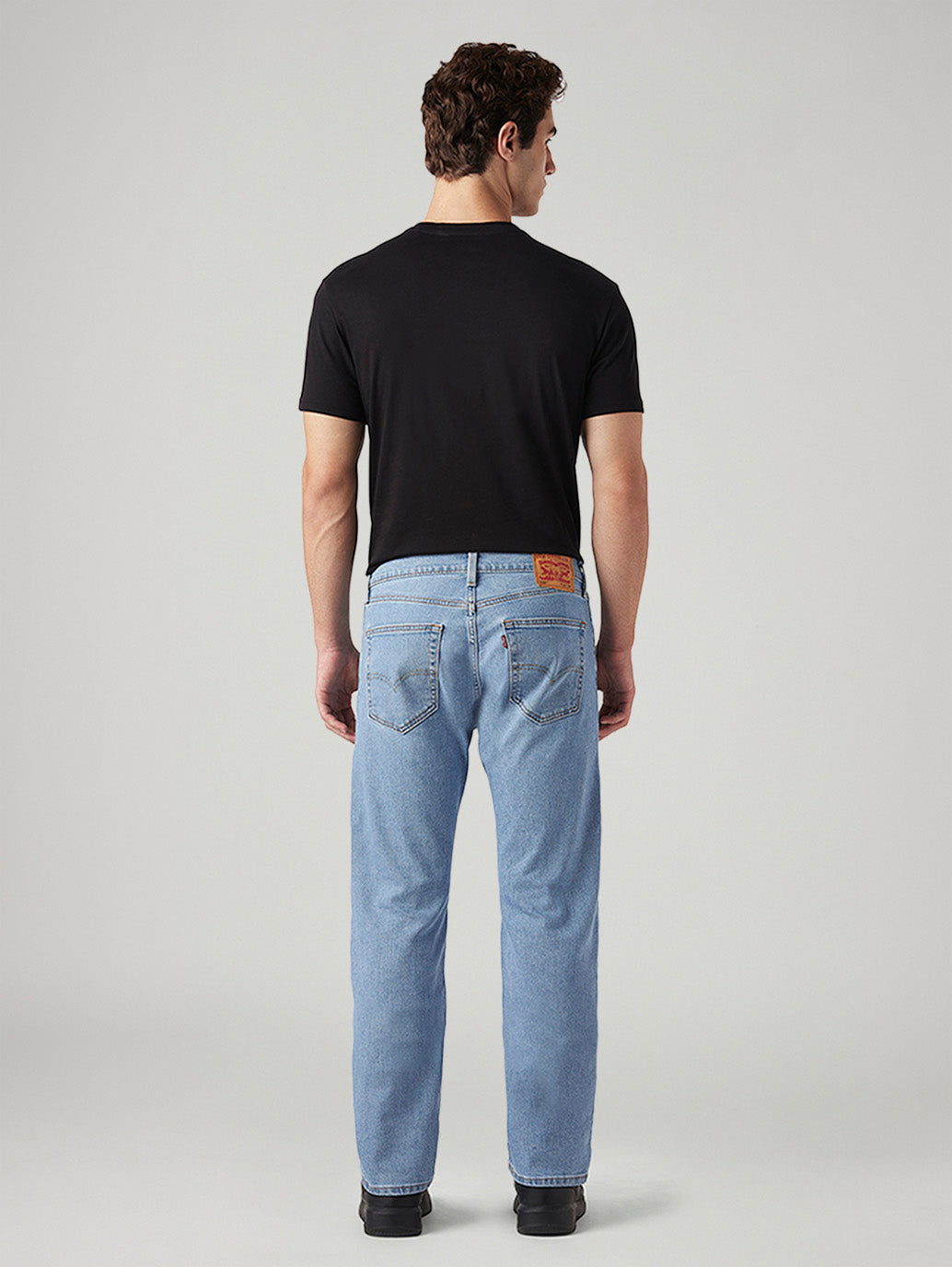 Mens 505 Mid Rise Straight Fit Cotton Stretch Blend Jeans - 99a4d446-292f-4849-b290-8d87369a37d3 View