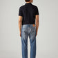 Men's 505 Blue Straight Fit Mid Rise Jeans - Back View