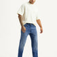 Men's 505 Blue Straight Fit Hyper Stretch Jeans - Styleshot View