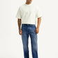 Men's 505 Blue Straight Fit Hyper Stretch Jeans - Front View
