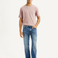 Men's 505 Blue Straight Fit Mid Rise Jeans - Front View