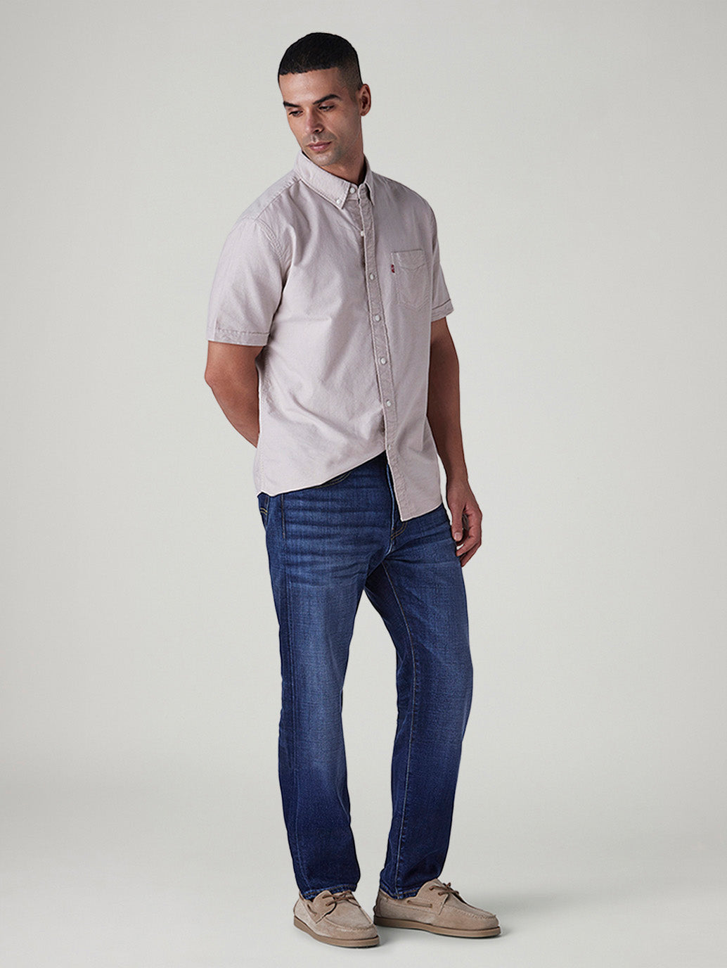 Men's 505 Indigo Straight Fit Mid Rise Jeans