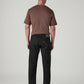 Men's 505 Black Straight Fit Mid Rise Jeans - Back View