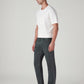 Men's 505 Charcoal Grey Straight Fit Mid Rise Overdyed Jeans - 20 View