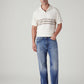 Men's 505 Blue Straight Fit Mid Rise Selvedge Jeans - Styleshot View