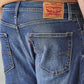 Men's 505 Indigo Straight Fit Mid Rise Jeans - Detail View