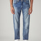 Men's 505 Blue Straight Fit Mid Rise Jeans - Front View