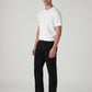 Men's 505 Black Straight Fit Mid Rise Jeans - Side View