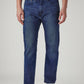 Men's 505 Blue Straight Fit Mid Rise Jeans - Front View