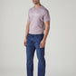 Men's 505 Blue Straight Fit Mid Rise Jeans - Side View