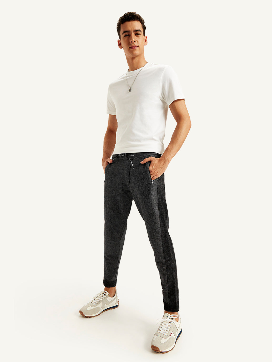 Men's Black Jogger Trousers - 3f7e4726-1fbf-416a-a202-2b93d80bc667 View