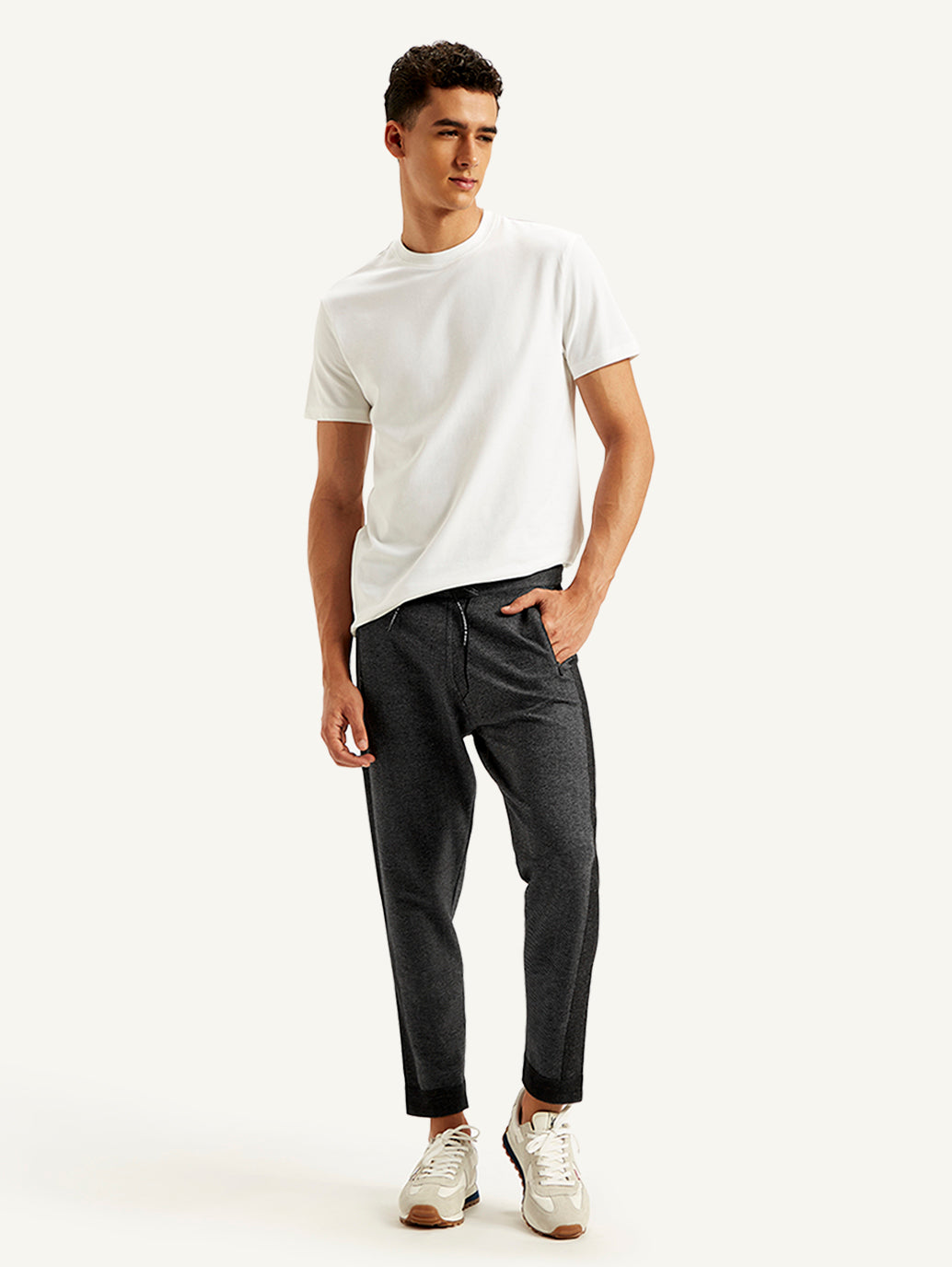 Men's Black Jogger Trousers - da22a311-9075-419b-8067-a049dfecdfa0 View