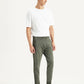 Men's Olive Regular Fit Trousers - Side View