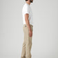 Men's Beige Regular Fit Tech Pant Chinos - Side1 View
