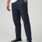Men's Navy Regular Fit Tech Pant Chinos - Side View