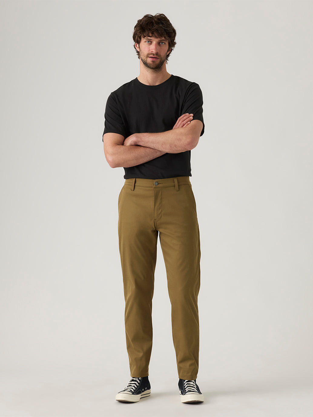 Men's Standard Taper Tech+ Chinos - Front View