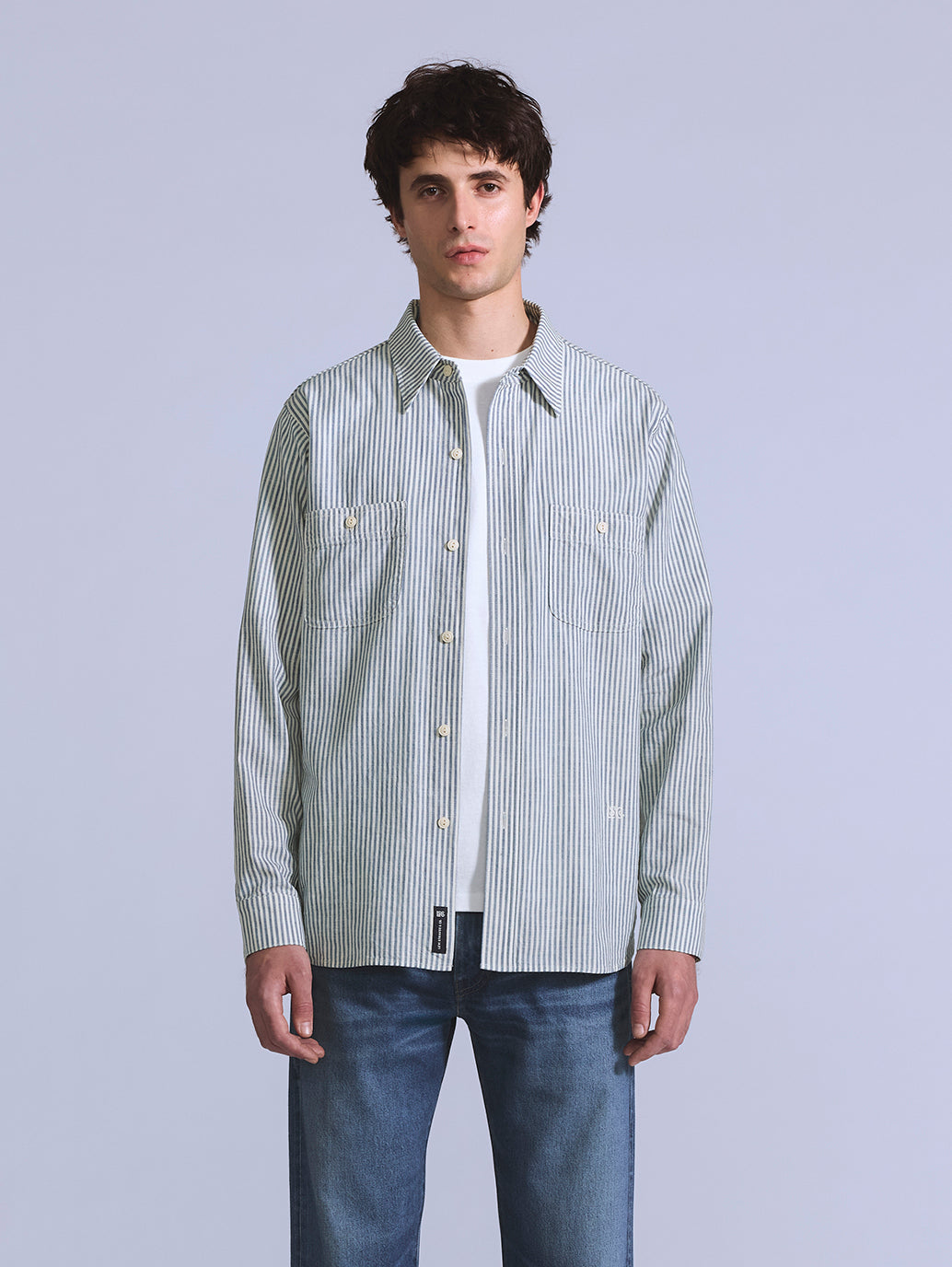 Men's Striped Relaxed Fit Shirt
