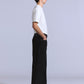 Men's Black Loose Fit Mid Rise Jeans - Side View