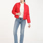 Women's Quilted High Neck Reversible Puffer Jacket - 7 View