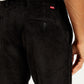 Men's Black Straight Fit Chinos - Detail View
