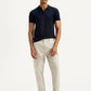 Men's Off White Slim Fit Mid Rise Cargo Trousers - Styleshot View