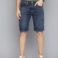 Men's 502 Blue Tapered Fit Denim Shorts - 2 View