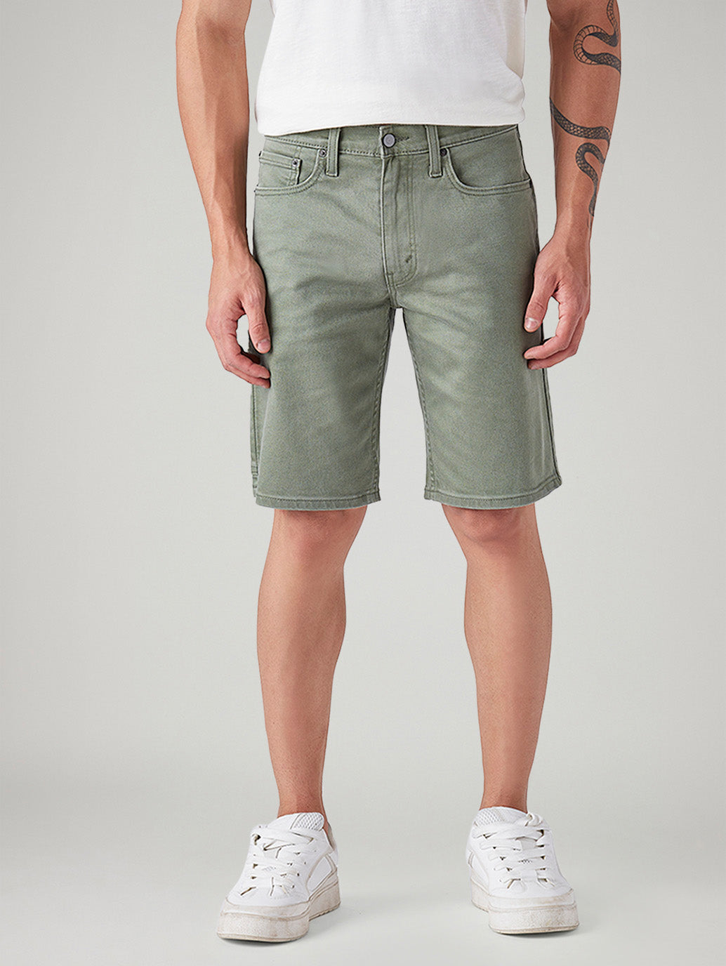 Men's 502 Sage Tapered Fit Mid Rise Shorts - Front View