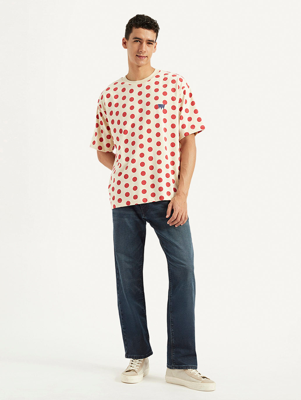 Men's Printed Relaxed Fit T-Shirt - Styleshot View