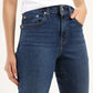 Women's 724 Blue Straight Fit High Rise Jeans - Detail View