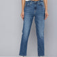 Women's 710 Blue Skinny Fit High Rise Jeans - 1 View