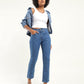 Women's 724 Blue Slim Straight Fit High Rise Jeans - 20shot View