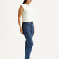 Women's 724 Blue Straight Fit High Rise Jeans - Side View