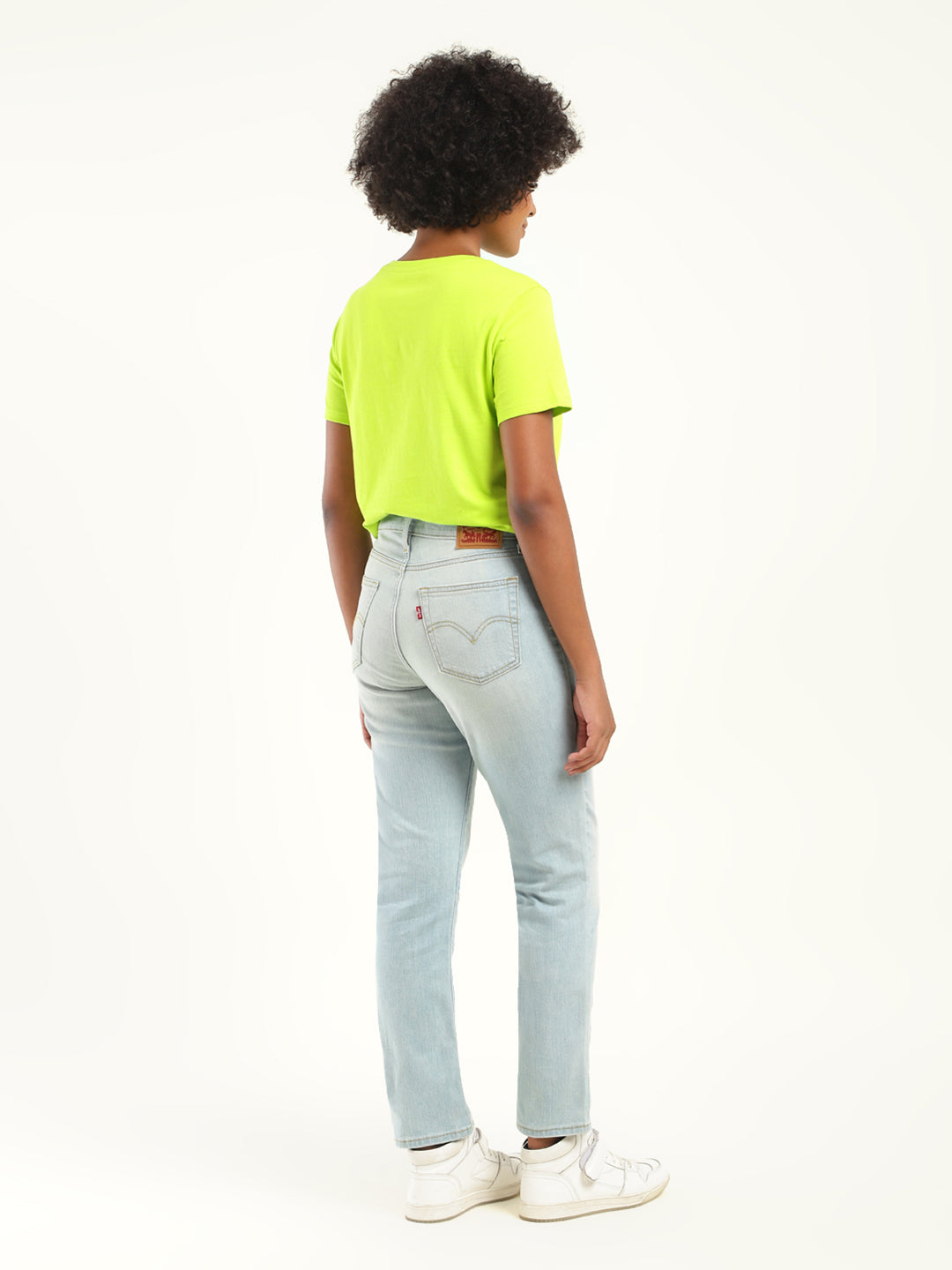Women's 710 Blue Skinny Fit High Rise Jeans - 0b16d04f-30a5-468f-ba0d-f24cfdda9e4a View